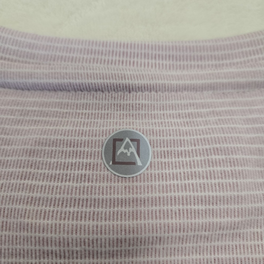 Avalanche Outdoor Supply Womens Pink Striped Crew Neck Outer Gear Soft Cozy XS - Picture 10 of 10